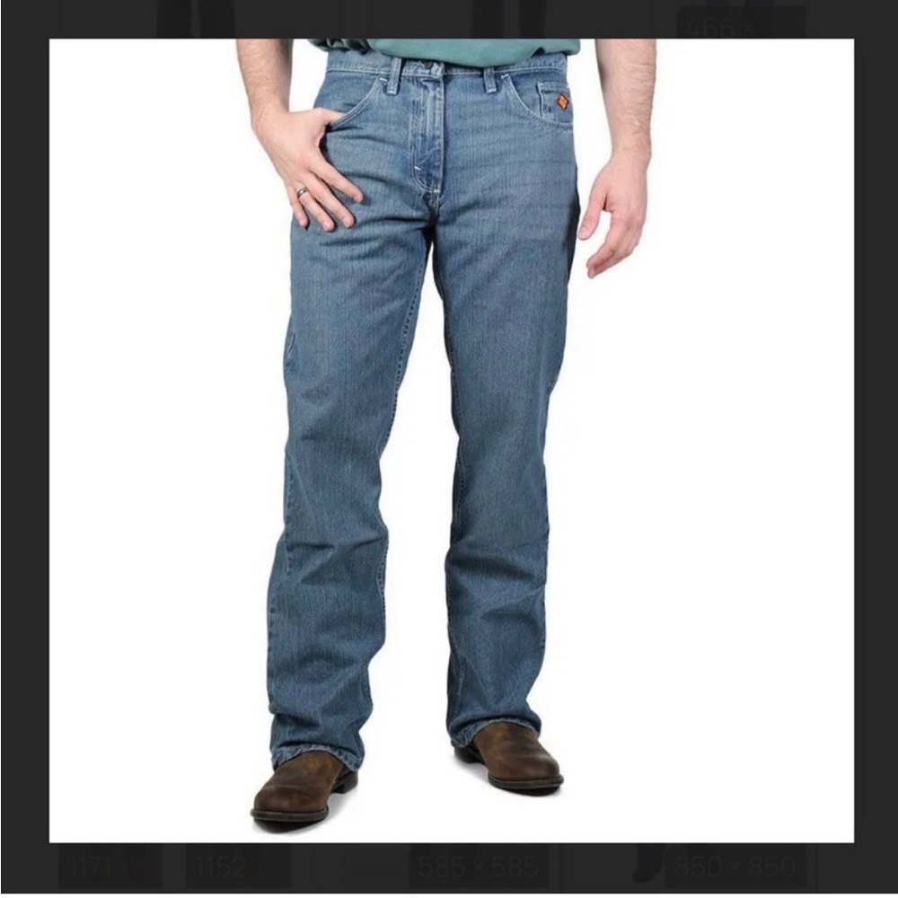 Wrangler FR Cool Vantage 20X Welder’s Jeans, Size 33X34, 2 pair